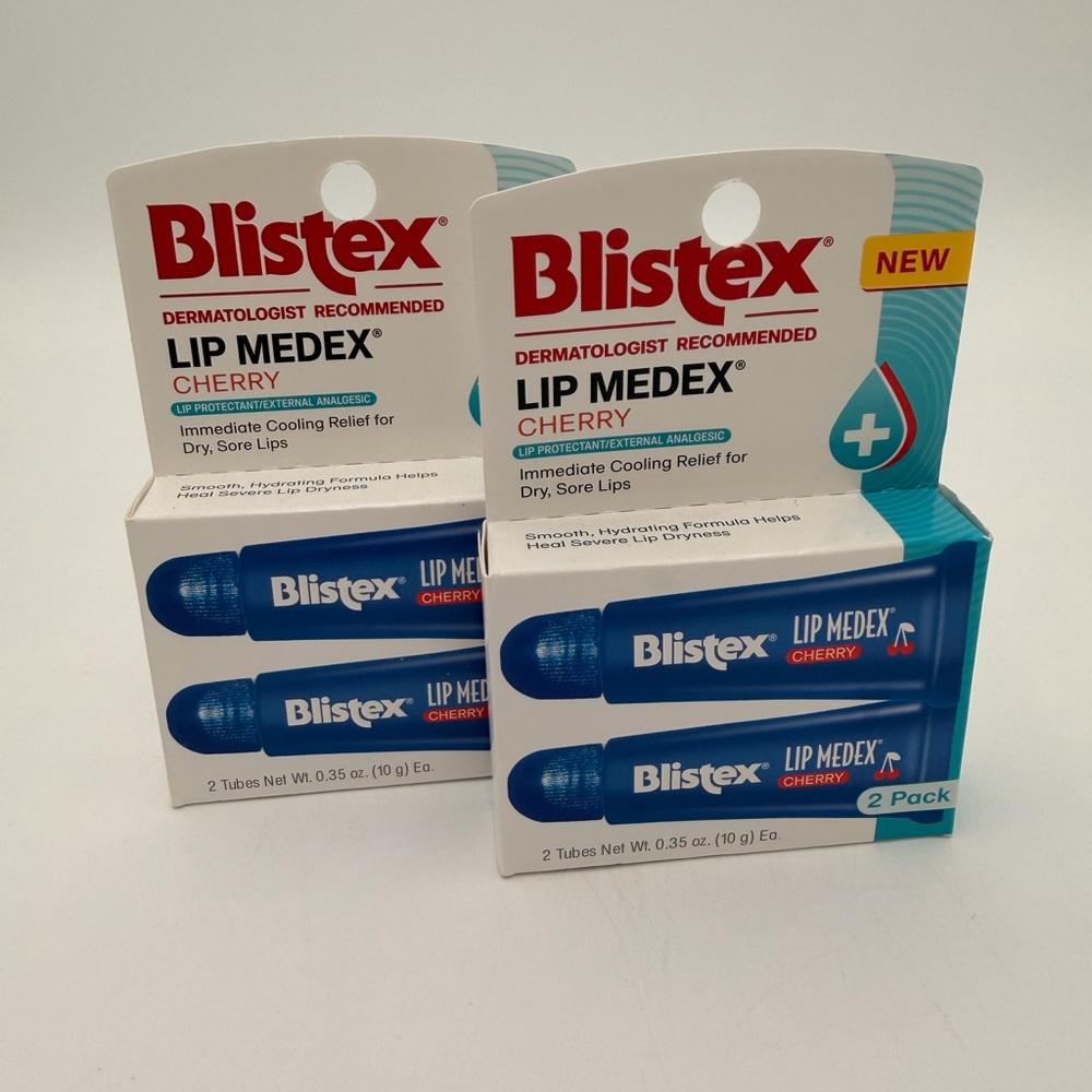 Blistex Lip Medex Cherry Lip Balm 2 pack X 2